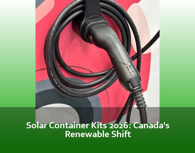 Solar Container Kits 2026: Canada's Renewable Shift